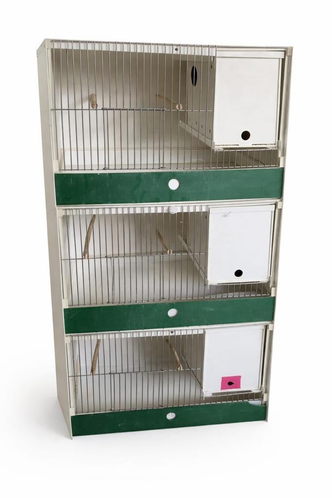 3 heesakker broedkooien met toebehoren, Ophalen, Gebruikt, Kunststof, Broedkooi of Kweekkooi