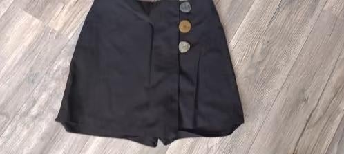 Stradivarius Broekrok, Verzenden, Zwart, Nieuw, Maat 36 (S)