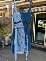 LOST INK jeans overgooier jurk maat 34, Blauw, Ophalen of Verzenden, Zo goed als nieuw, Knielengte