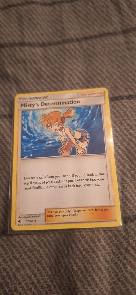 Pokémon Trainer kaart - Misty's Determination, Ophalen of Verzenden