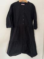 WE Fashion Jurk Zwart Broderie A-lijn Maat 146/152, Ophalen of Verzenden, Zo goed als nieuw, Meisje, Jurk of Rok