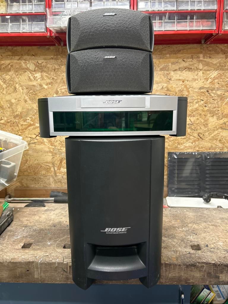 Bose 321 Home Entertainment Systeem, Gebruikt, Verzenden, 2.1-systeem, Dvd-speler