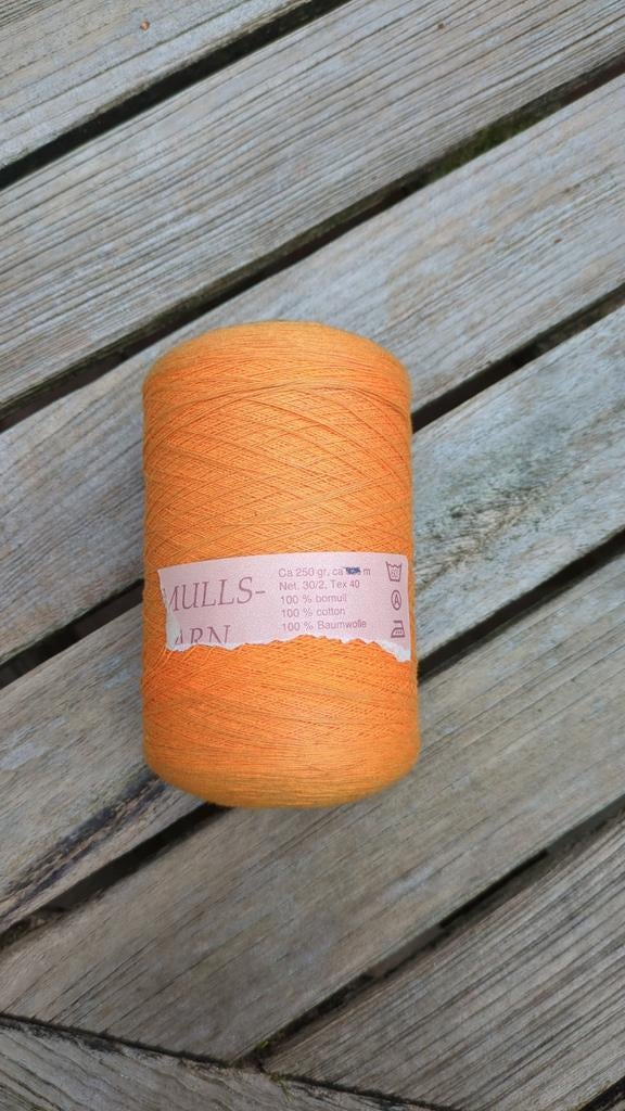 Oranje naaigaren, katoen ca 250 gr, Ophalen of Verzenden