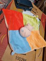 Nijlpaard gekleurde knuffel doekje nr 17, Kinderen en Baby's, Ophalen of Verzenden, Nieuw, Overige typen