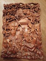 indonesisch houtsnijwerk schilderij, Ophalen