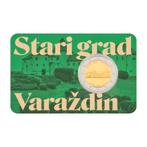 2 Euro Kroatie 2024 - Stad Varazdin - UNC Coincard, Postzegels en Munten, Verzenden, Overige landen, 2 euro, Losse munt