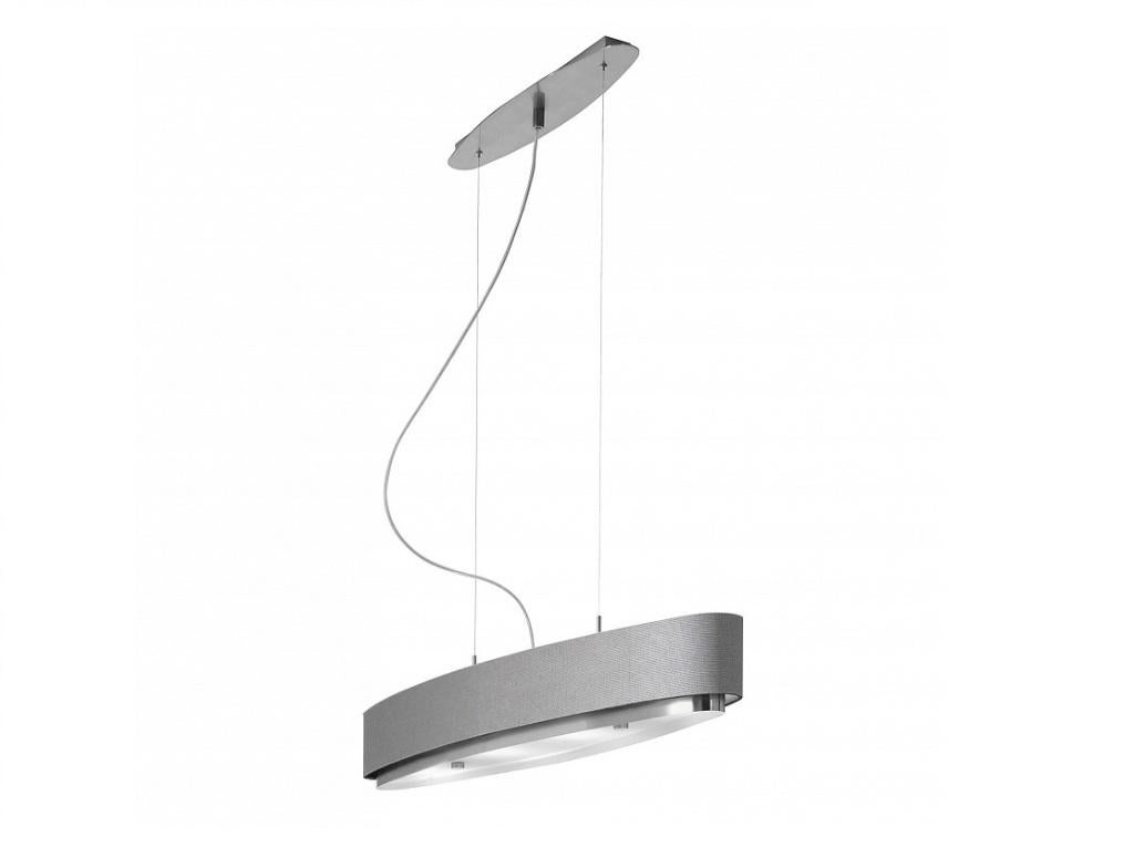 design hanglamp Estiluz Iris, Huis en Inrichting, Lampen | Hanglampen, Zo goed als nieuw, Minder dan 50 cm, Glas, Metaal, Stof