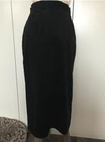 Vintage Zwarte Corduroy Rok, Zwart, Ophalen of Verzenden, Zo goed als nieuw, Maat 36 (S)
