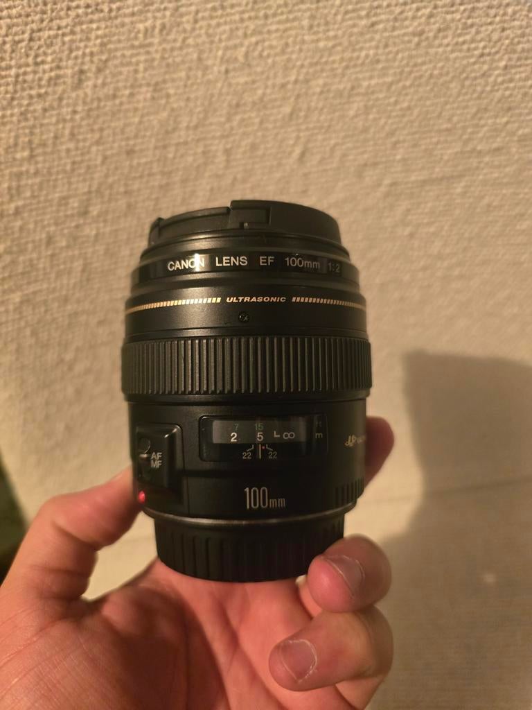 Canon EF 100mm f/2.8 USM Macro Lens, Audio, Tv en Foto, Fotografie | Lenzen en Objectieven, Gebruikt, Macrolens, Ophalen of Verzenden