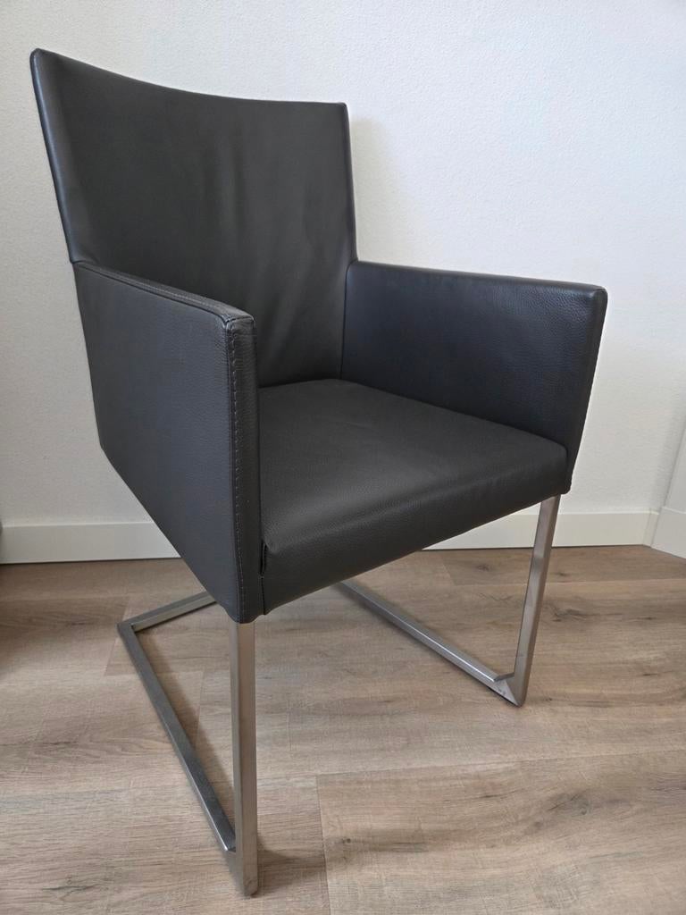 Stoelen, Bert Plantagie Nilar - set van 4, Gebruikt, Ophalen of Verzenden, Vier, Grijs