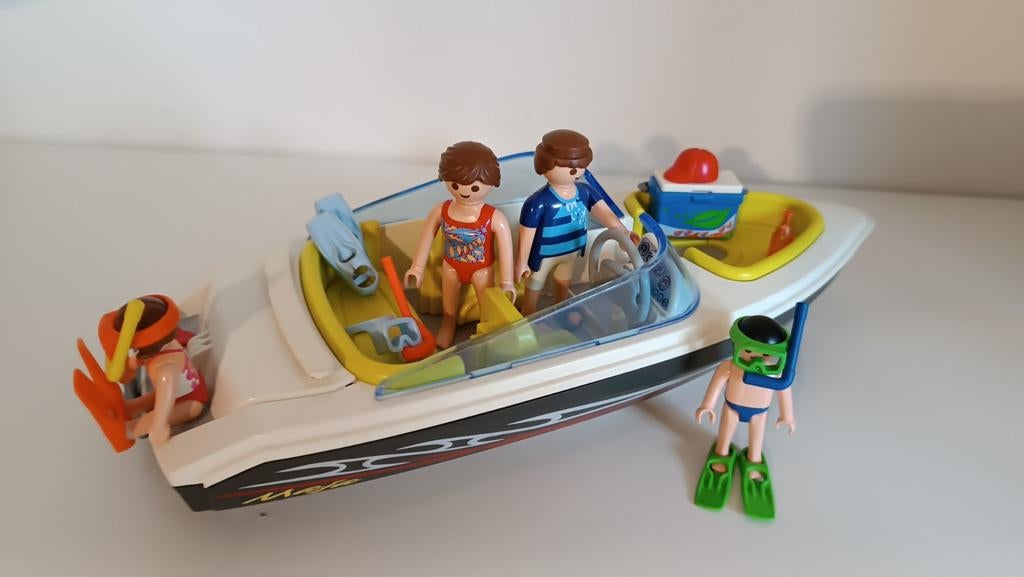 Playmobil 4862 Zwarte speedboot, Ophalen of Verzenden, Zo goed als nieuw