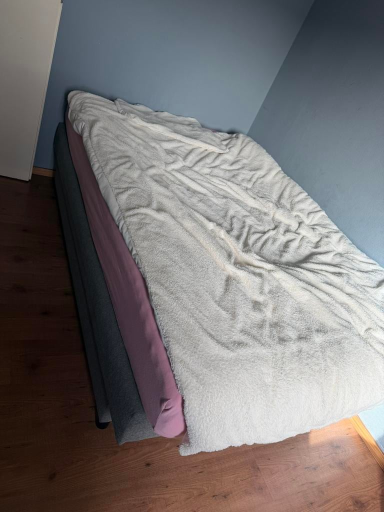 slaapbank, Huis en Inrichting, Ophalen, Zo goed als nieuw, Tweepersoons, 140 cm