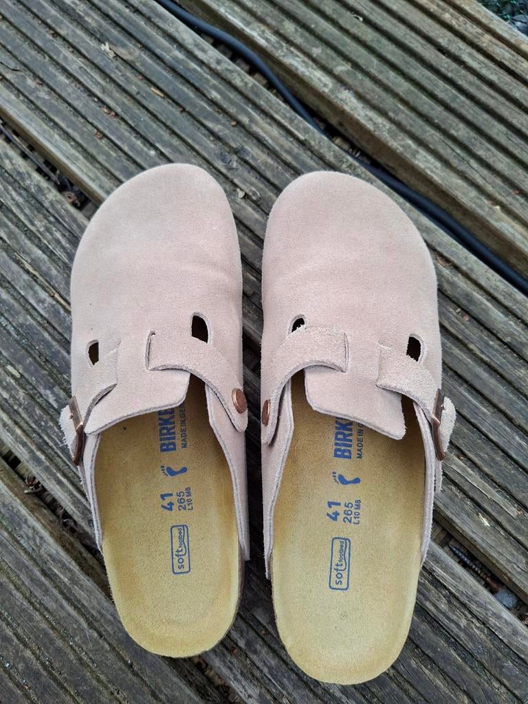 Birkenstock Boston 41, Kleding | Dames, Schoenen, Beige, Zo goed als nieuw, Birkenstock, Sandalen of Muiltjes