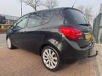 Opel Meriva 1.4 Turbo 120pk Cosmo Airco,Navigatie,Zwart Lede, Auto's, Opel, Voorwielaandrijving, Euro 5, Gebruikt, 4 cilinders