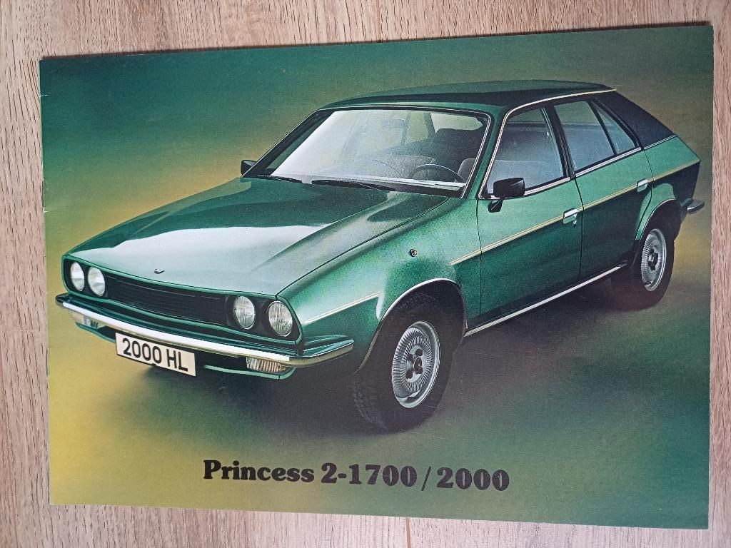 Princess 2-1700/2000 brochure, Verzenden, Zo goed als nieuw, Overige merken