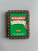 Scrabble Kaarten (kaarten in plastic), Drie of vier spelers, Ophalen of Verzenden, Gebruikt