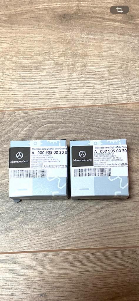 Twee TPMS/RDK Sensoren origineel Mercedes, Auto-onderdelen, Elektronica en Kabels, Mercedes-Benz, Nieuw, Ophalen of Verzenden