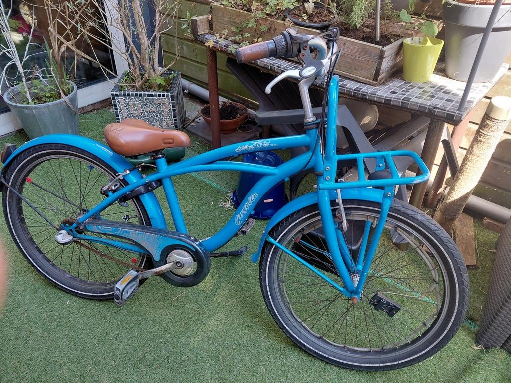 Stoere Gazelle Kinderfiets - 3 Versnellingen, Fietsen en Brommers, Fietsen | Kinderfietsjes, Ophalen, Gebruikt, Gazelle, Terugtraprem