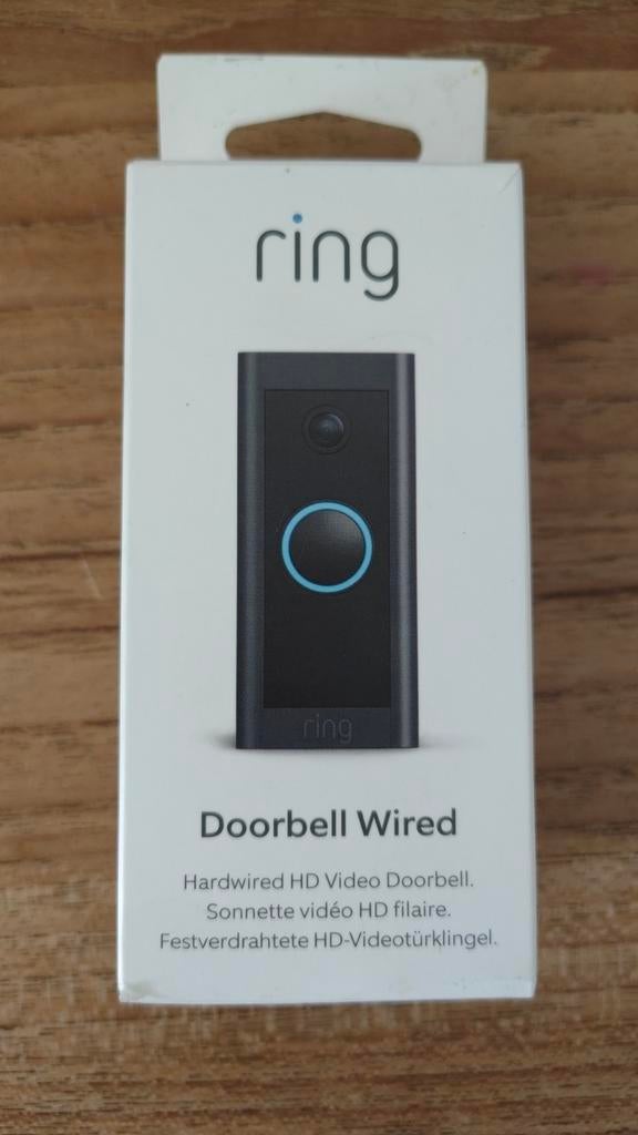 RING Video Deurbel Wired - Nieuw in doos, Huis en Inrichting, Deurbellen, Ophalen of Verzenden