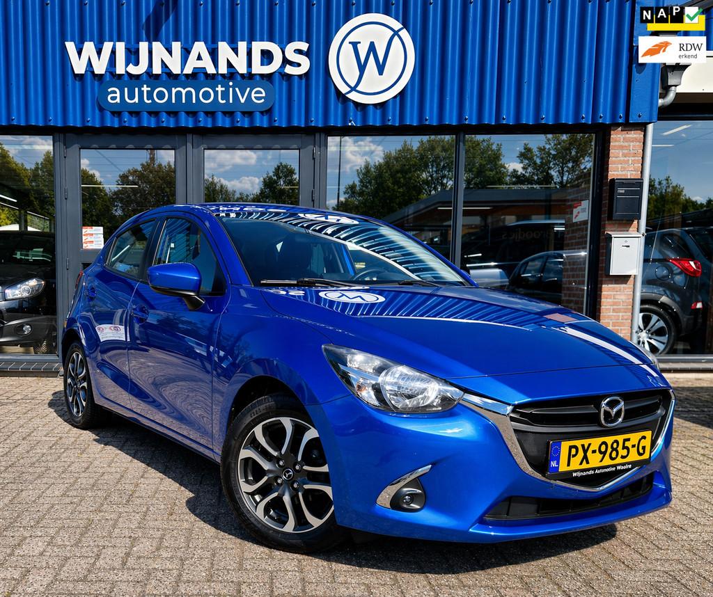 Mazda 2 1.5 Skyactiv-G Dynamic Cruise Lane Assist Zeer netje, Auto's, Mazda, Voorwielaandrijving, Navigatiesysteem, 4 cilinders