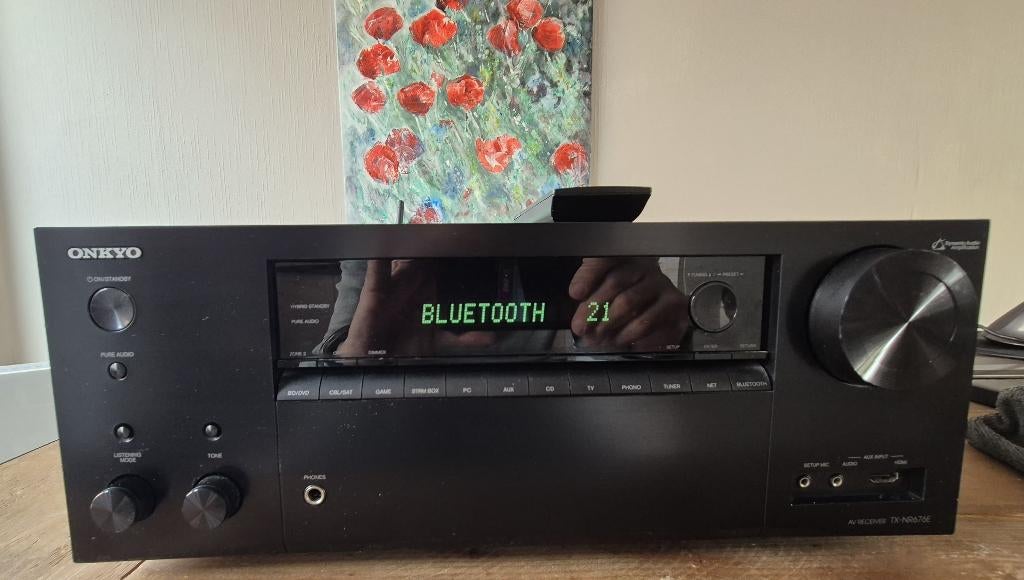 OnkyoTX-NR676E 7.2-kanaals AV-receiver bieden v.a. € 150, Audio, Tv en Foto, Versterkers en Receivers, Gebruikt, Ophalen of Verzenden