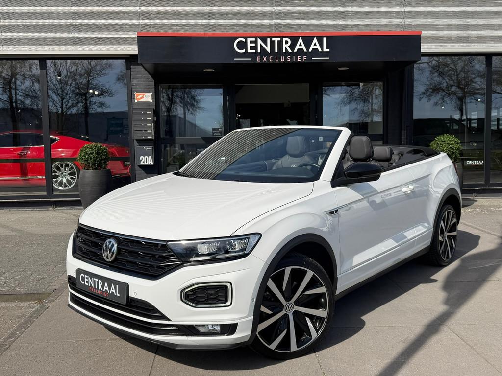 Volkswagen T-Roc Cabrio 1.5 TSI R-Line Beats|Leder|ACC|Camer, Auto's, Volkswagen, 15 km/l, 4 cilinders, Wit, Leder