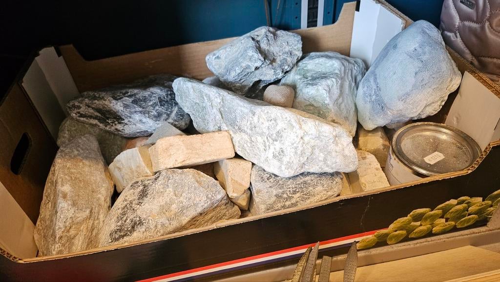 Speksteen pakket: diverse kilo's, soorten en bewerkset, Hobby en Vrije tijd, Ophalen