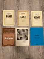 Klavieruittreksels Mozart, Bach, Brahms, Muziek en Instrumenten, Bladmuziek, Ophalen, Gebruikt, Klassiek, Koor