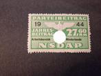 Contributiezegel NSDAP Nederland

2e wereldoorlog 1944., Verzamelen, Militaria | Tweede Wereldoorlog, Ophalen of Verzenden, Nederland