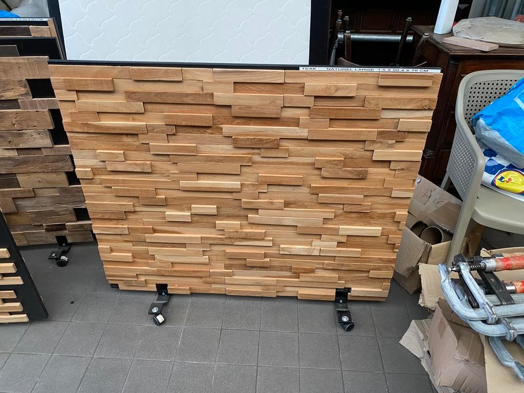 Houtstrips fsc teakhout sloophout, Ophalen of Verzenden, Nieuw