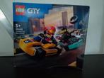 LEGO City Karts en racers (60400), Ophalen of Verzenden, Gebruikt, Complete set, Lego
