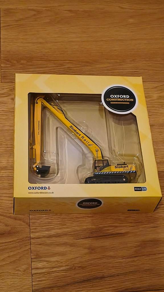 Oxford Models Stobart graafmachine 1:76 schaal 00, Ophalen of Verzenden, Nieuw, Overige typen