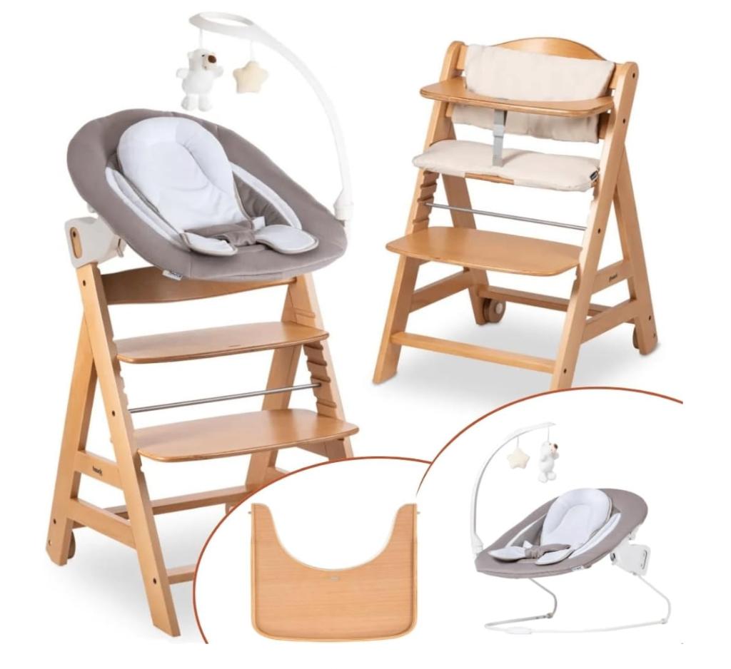 Hauck beta+ meegroeistoel inclusief babybouncer, Ophalen, Gebruikt, Meegroeistoel, Gordel(s)