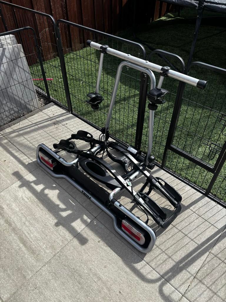 Thule EuroRide fietsendrager ER940 kantelbaar, Ophalen, 2 fietsen, Gebruikt, Trekhaakdrager