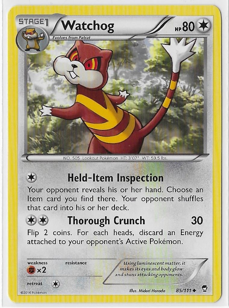Furious Fists,  Watchog [uncommon] 85/111, Verzenden, Nieuw, Losse kaart