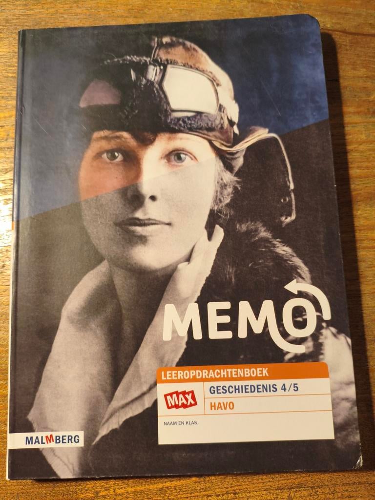 MEMO Leeropdrachtenboek Geschiedenis 4/5 HAVO, Boeken, Geschiedenis, HAVO, Ophalen of Verzenden, Zo goed als nieuw