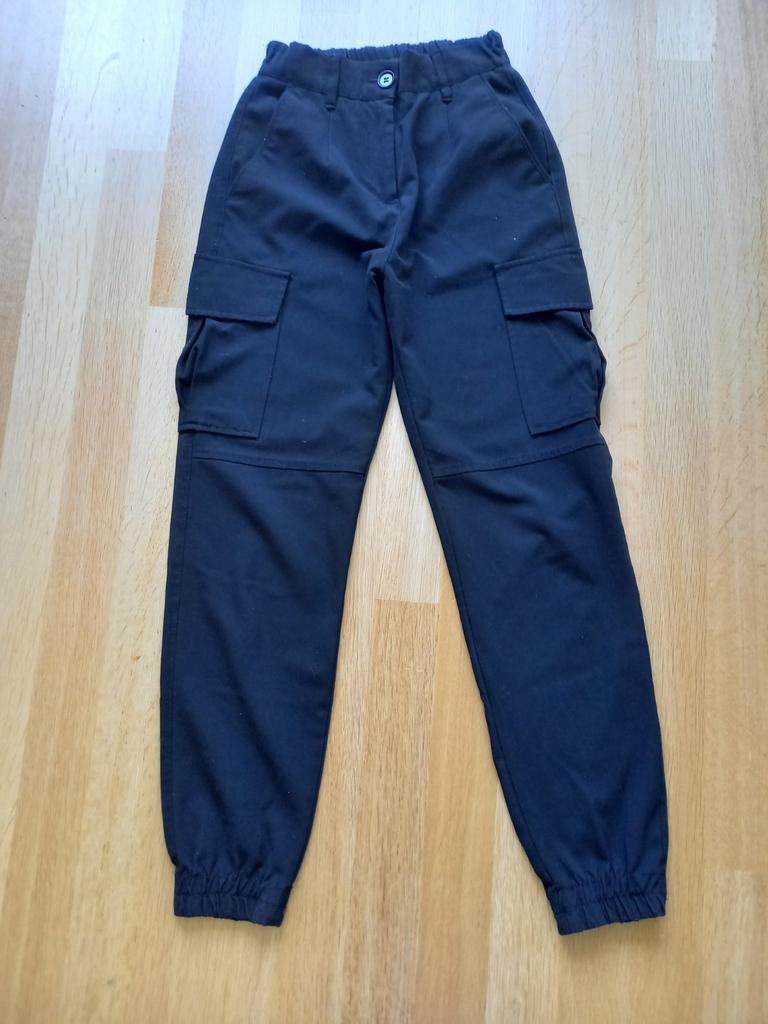 Bershka broek maat 34, Zwart, Zo goed als nieuw, Maat 34 (XS) of kleiner, Lang
