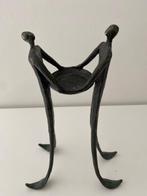 Corry Ammerlaan hoge stijlvolle bronzen kandelaar votive, Antiek en Kunst, Antiek | Kandelaars, Verzenden, Koper of Brons