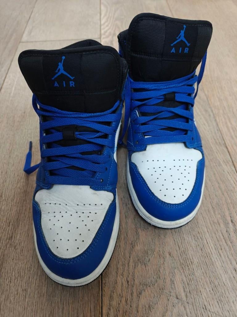Air Jordan 1 Mid Game Royal 42EU, Nike, Sneakers of Gympen, Gedragen, Verzenden