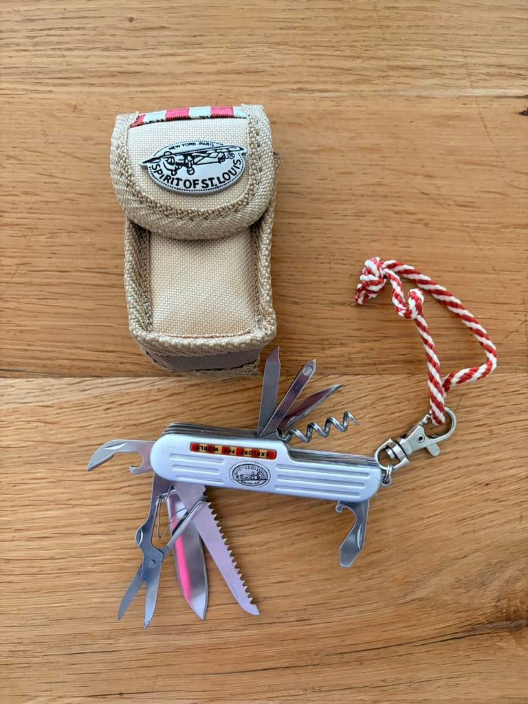 Spirit of St. Louis zakmes met etui Retro/Vintage NIEUW!!!, Ophalen of Verzenden