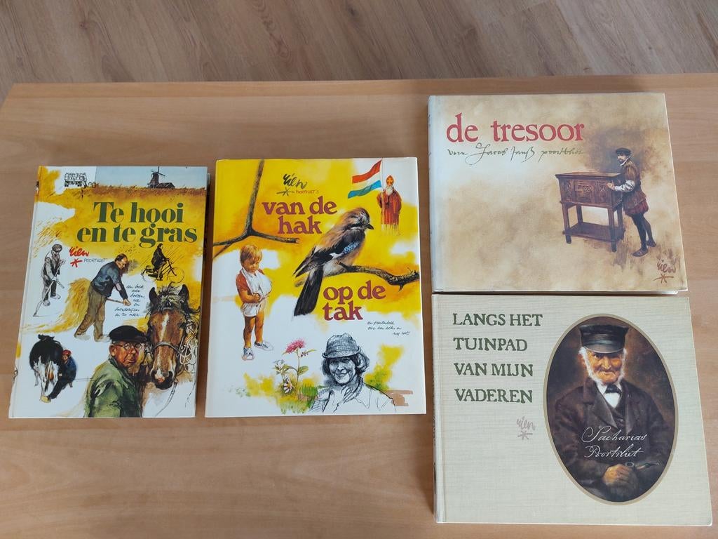 Vier boeken van Rien Poortvliet, Ophalen, Gelezen, Rien Poortvliet