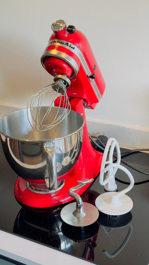 KitchenAid Artisan KSM150 foodprocessor 4.8L met deegspiraal, Witgoed en Apparatuur, Keukenmixers, 4 liter of meer, Ophalen, Zo goed als nieuw