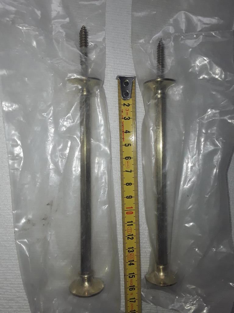 2x Messing ambras haken- Nieuw in Verpakking, Ophalen of Verzenden, Nieuw