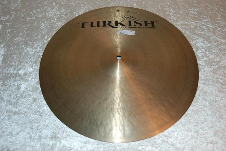 Turkish Ride bekken met sizzle gaten 1728gr 19 inch, Muziek en Instrumenten, Instrumenten | Onderdelen, Gebruikt, Drums of Percussie