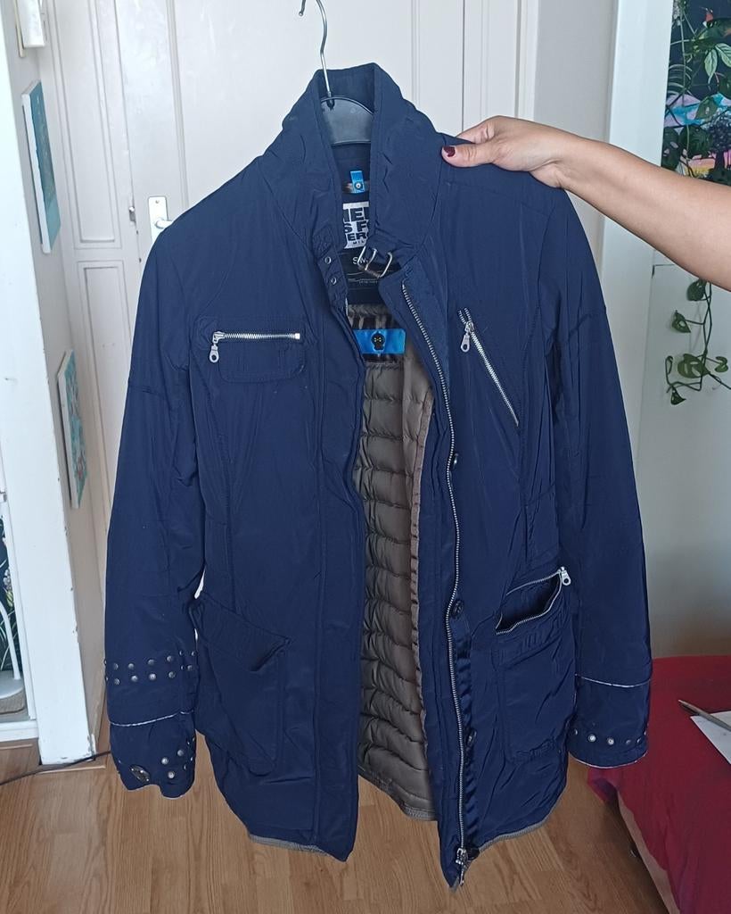 Blauwe Milano Jas - Maat S - Hell is for Heroes, Blauw, Ophalen of Verzenden, Zo goed als nieuw, Maat 36 (S)