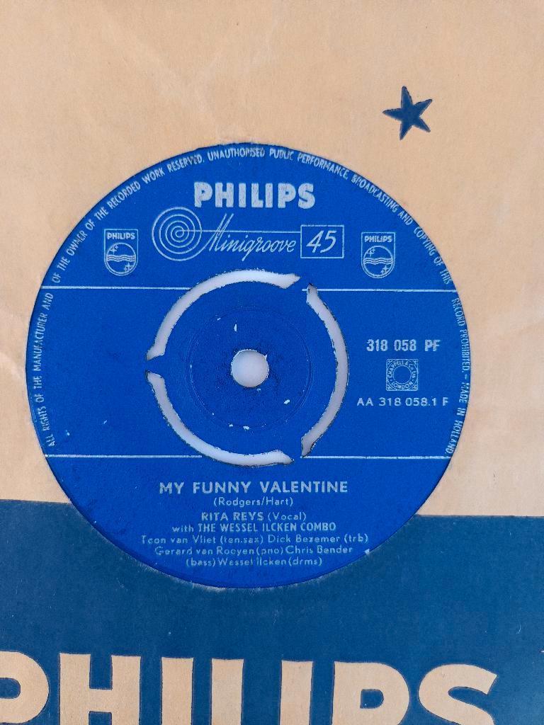Rita Reys - My Funny Valentine  (Philips 318 058), 1960 tot 1980, Overige formaten, Ophalen of Verzenden, Zo goed als nieuw