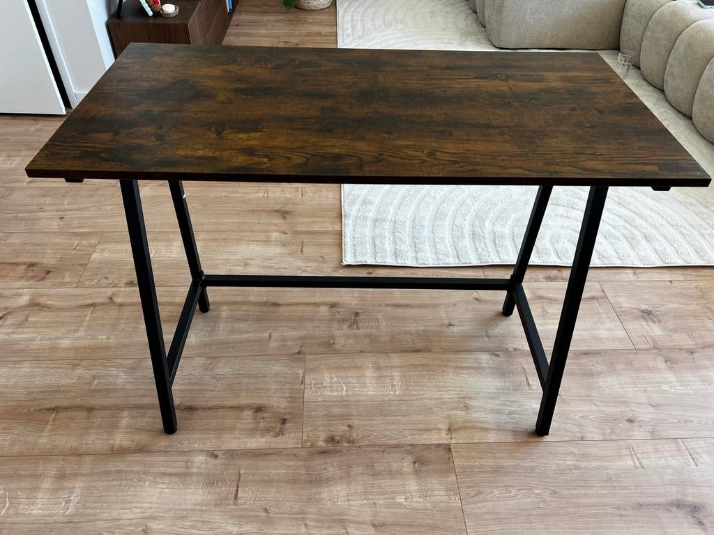 Industrieel bureau, Huis en Inrichting, Bureaus, Ophalen, Overige typen, Gebruikt, Hout