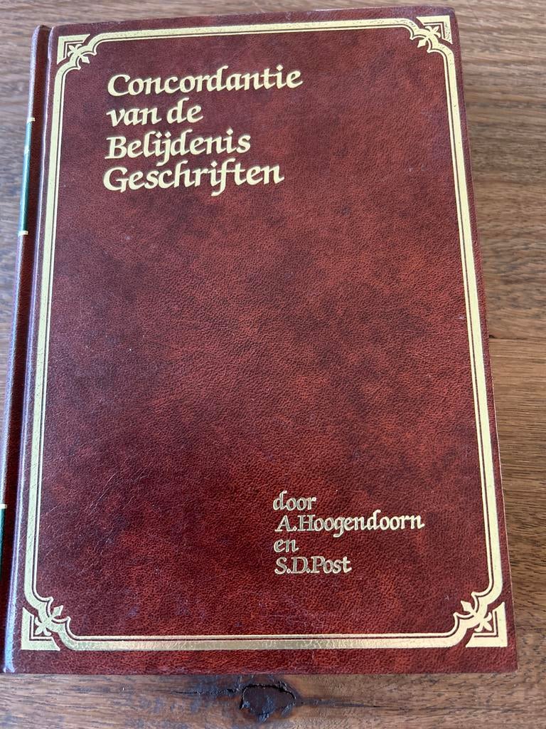 Concordantie van de Belijdenis Geschriften - A. Hoogendoorn, Boeken, Ophalen of Verzenden, Gelezen, Christendom | Protestants