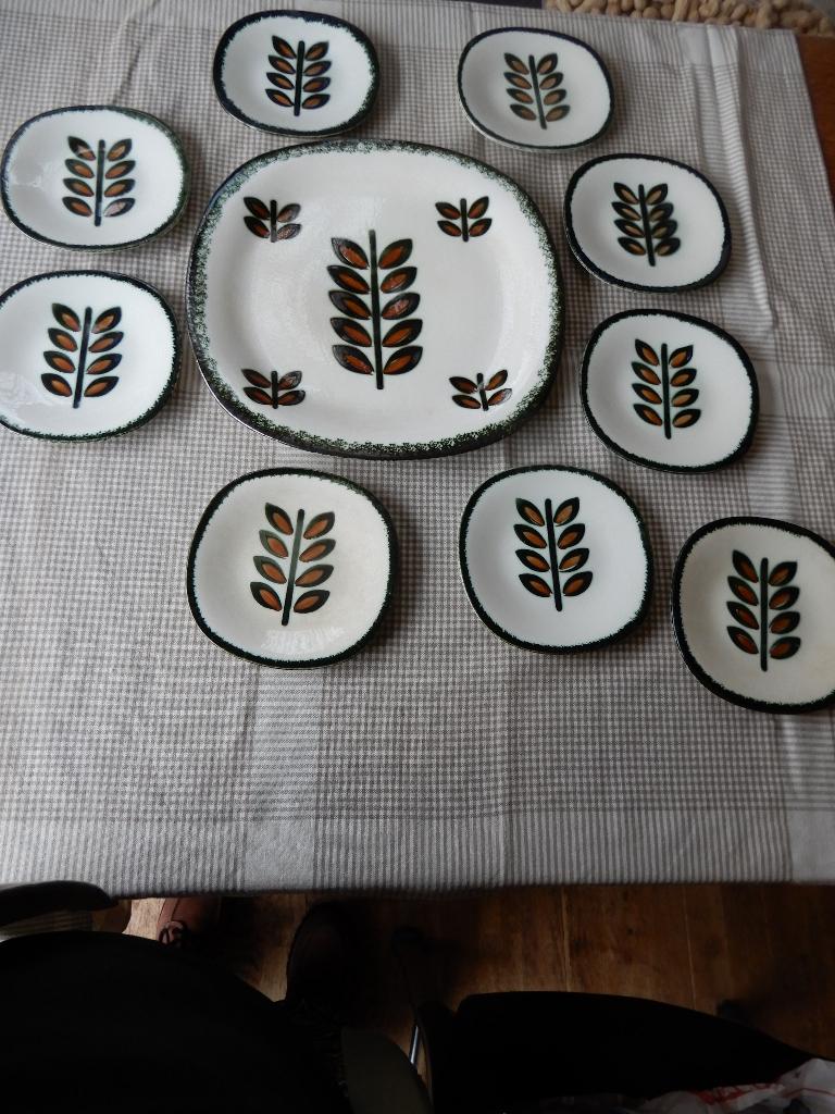 Gebaksstel Boch la Louviere, Antiek en Kunst, Antiek | Servies los, Ophalen