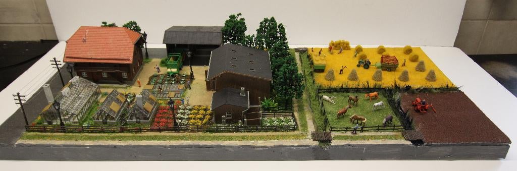 modelspoor, Ophalen, Zo goed als nieuw, 1:50 of kleiner, Diorama